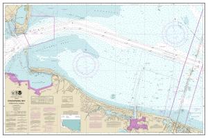 thumbnail for chart Chesapeake Bay Thimble Shoal Channel