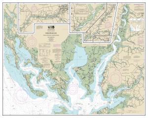 thumbnail for chart Chesapeake Bay Honga, Nanticoke, Wicomico Rivers and Fishing Bay