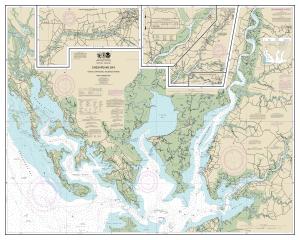 thumbnail for chart Chesapeake Bay Honga, Nanticoke, Wicomico Rivers and Fishing Bay