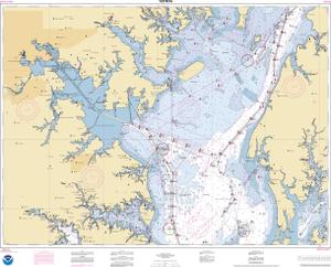 Chesapeake Bay Approaches to Baltimore Harbor thumbnail for chart Chesapeake Bay Approaches to Baltimore Harbor