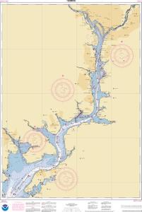 thumbnail for chart Potomac River Mattawoman Creek to Georgetown;Washington Harbor