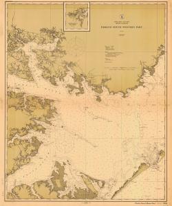 thumbnail for chart NC,1914,Pamlico Sound-Western Part