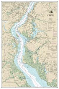 thumbnail for chart Delaware River Smyrna River to Wilmington,