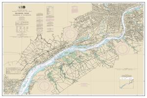 thumbnail for chart Delaware River Wilmington to Philadelphia