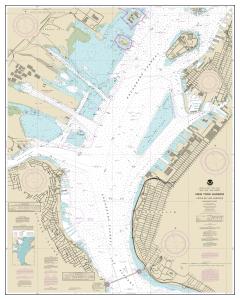 thumbnail for chart New York Harbor Upper Bay and Narrows-Anchorage Chart