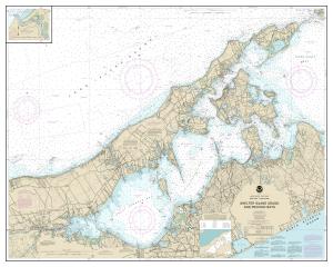 thumbnail for chart New York Long Island, Shelter Island Sound and Peconic Bays;Mattituck Inlet