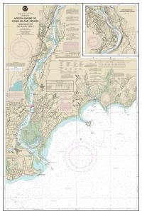 thumbnail for chart North Shore of Long Island Sound Housatonic River and Milford Harbor