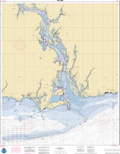 thumbnail for chart Connecticut River Long lsland Sound to Deep River