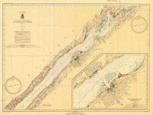 thumbnail for chart NY,1935, St Lawerence River