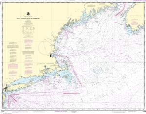 West Quoddy Head to New York Synthetic Media NOAA Chart 13006 
