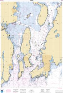 thumbnail for chart Narragansett Bay, Including Newport Harbor