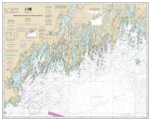 thumbnail for chart Monhegan Island to Cape Elizabeth