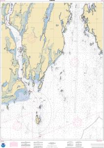 thumbnail for chart Kennebec and Sheepscot River Entrances