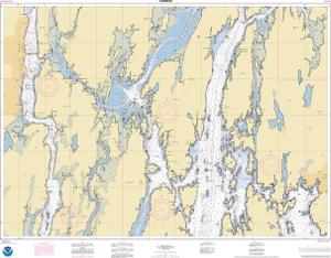 thumbnail for chart Boothbay Harbor to Bath, Including Kennebec River