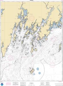 thumbnail for chart Muscongus Bay;New Harbor;Thomaston