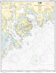 thumbnail for chart Frenchman and Blue Hill Bays and Approaches