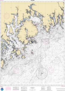 thumbnail for chart Frenchman and Blue Hill Bays and Approaches