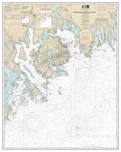 thumbnail for chart Frenchman and Blue Hill Bays and Approaches,