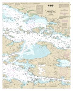 thumbnail for chart Gananoque, Ont., to St. Lawrence Park. N.Y.,