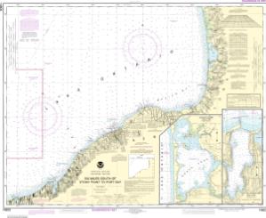 thumbnail for chart Six Miles south of Stony Point to Port Bay;North Pond;Little Sodus Bay