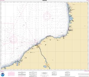 thumbnail for chart Six Miles south of Stony Point to Port Bay;North Pond;Little Sodus Bay