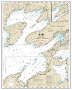 thumbnail for chart Chaumont, Henderson and Black River Bays;Sackets Harbor;Henderson Harbor;Chaumont Harbor