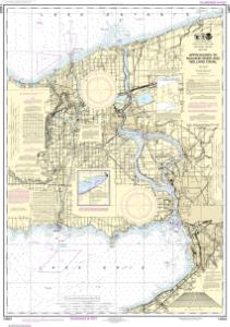 Approaches to Niagara River and Welland Canal thumbnail for chart Approaches to Niagara River and Welland Canal