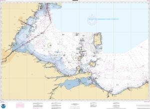 thumbnail for chart West End of Lake Erie; Port Clinton Harbor; Monroe Harbor; Lorain to Detroit River; Vermilion