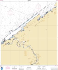 thumbnail for chart Cleveland Harbor, including lower Cuyahoga River