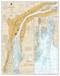 thumbnail for chart Detroit River,