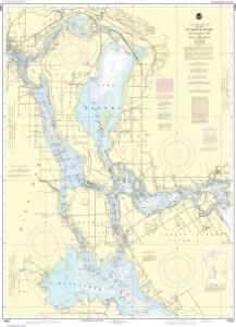 thumbnail for chart St. Marys River - Munuscong Lake to Sault Ste. Marie