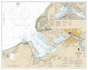 thumbnail for chart St. Marys River - Head of Lake Nicolet to Whitefish Bay;Sault Ste. Marie