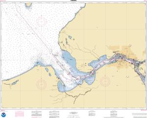 thumbnail for chart St. Marys River - Head of Lake Nicolet to Whitefish Bay;Sault Ste. Marie