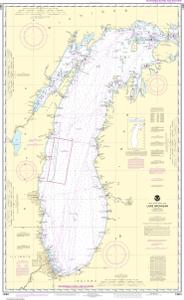 thumbnail for chart Lake Michigan (Mercator Projection)