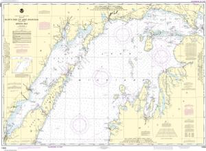 thumbnail for chart North end of Lake Michigan, including Green Bay