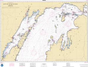 North end of Lake Michigan, including Green Bay thumbnail for chart North end of Lake Michigan, including Green Bay