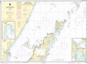 thumbnail for chart Upper Green Bay - Jackson Harbor and Detroit Harbor;Detroit Harbor;Jackson Harbor;Baileys Harbor