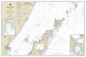 thumbnail for chart Upper Green Bay - Jackson Harbor and Detroit Harbor;Detroit Harbor;Jackson Harbor;Baileys Harbor,