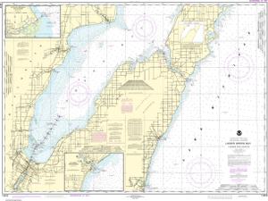 thumbnail for chart Lower Green Bay;Oconto Harbor;Algoma
