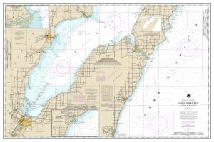 thumbnail for chart Lower Green Bay;Oconto Harbor;Algoma