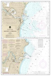 thumbnail for chart Manitowoc and Sheboygan