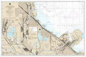 thumbnail for chart Calumet, Indiana and Buffington Harbors, and Lake Calumet,