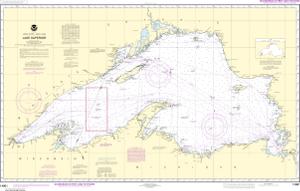 thumbnail for chart Lake Superior (Mercator Projection)