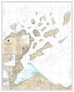 thumbnail for chart Apostle Islands, including Chequamegan Bay;Bayfield Harbor;Pikes Bay Harbor;La Pointe Harbor