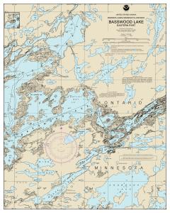 thumbnail for chart Basswood Lake, Eastern Part