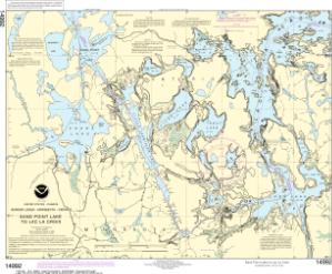 thumbnail for chart Sand Point Lake to Lac la Croix, including Crane Lake and Little Vermilon Lake