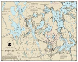thumbnail for chart Sand Point Lake to Lac la Croix, including Crane Lake and Little Vermilon Lake