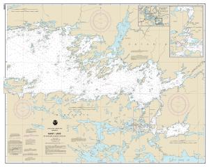 thumbnail for chart Rainy Lake-Big Island, Minn., to Oakpoint Island, Ont.;Kettle Falls