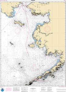 thumbnail for chart Bering Sea-eastern part;St. Matthew Island, Bering Sea;Cape Etolin, Achorage, Nunivak Island