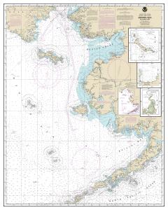 thumbnail for chart Bering Sea-eastern part;St. Matthew Island, Bering Sea;Cape Etolin, Achorage, Nunivak Island,